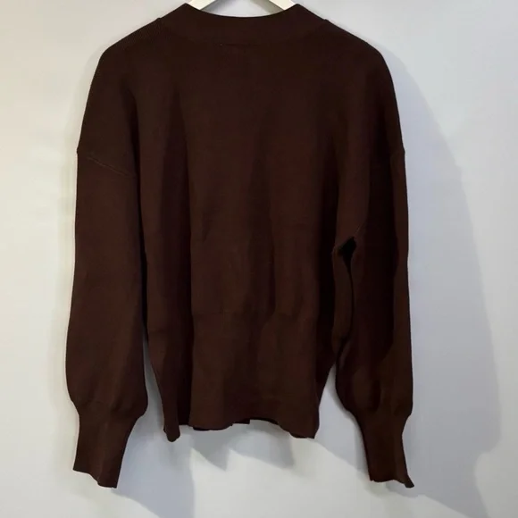 NWT Anthropologie Pilcro Slim Ribbed V-Neck Cardigan Sweater 2X - Picture 11 of 15